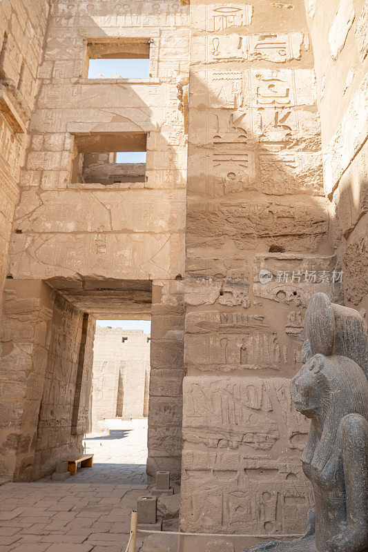 卢克索，Medinet Habu神庙的入口